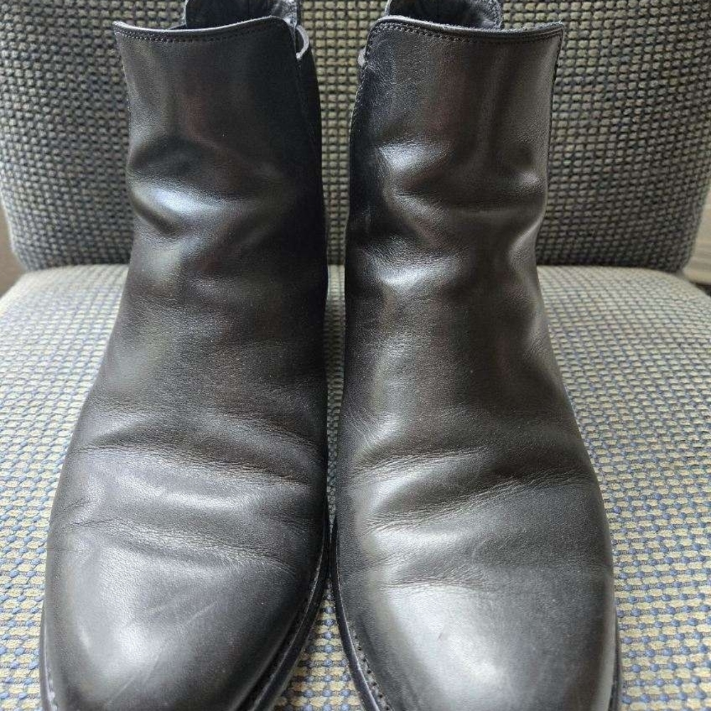 Tecovas Men's Black Leather Chelsea Boots - Picture 2 of 6